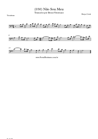 Harpa Cristã  score for Trombone