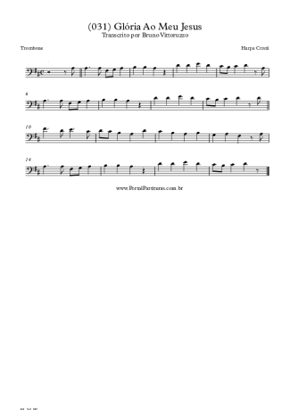 Harpa Cristã  score for Trombone