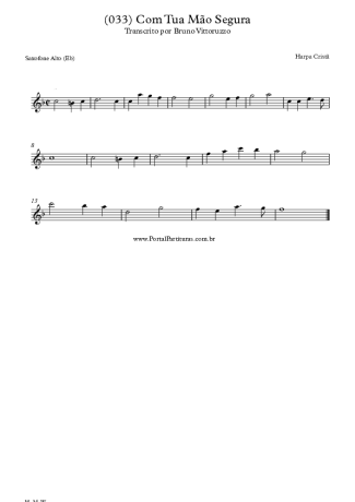 Harpa Cristã  score for Alto Saxophone