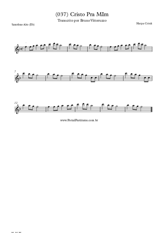 Harpa Cristã  score for Alto Saxophone