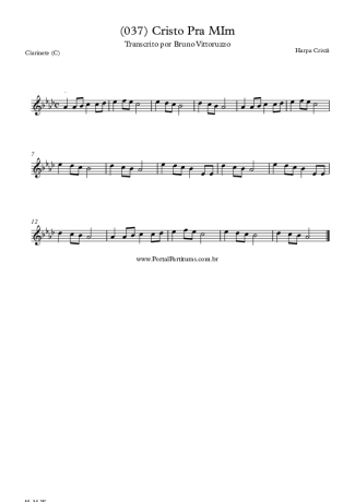 Harpa Cristã  score for Clarinet (C)