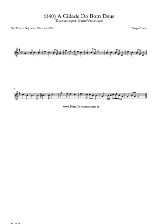 Harpa Cristã  score for Clarinet (Bb)