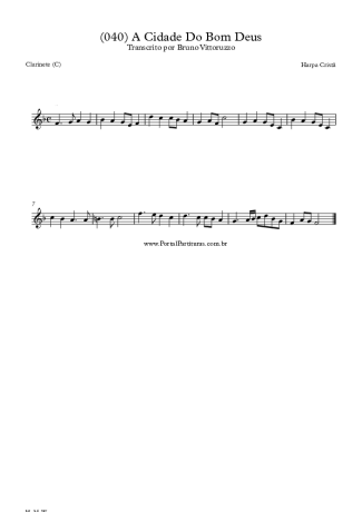 Harpa Cristã  score for Clarinet (C)