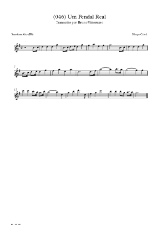 Harpa Cristã  score for Alto Saxophone