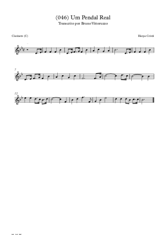 Harpa Cristã  score for Clarinet (C)