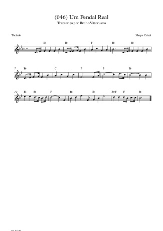 Harpa Cristã (046) Um Pendão Real score for Keyboard