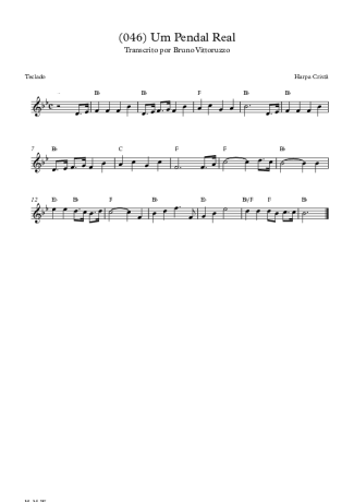 Harpa Cristã (046) Um Pendão Real score for Keyboard