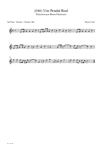 Harpa Cristã  score for Tenor Saxophone Soprano (Bb)