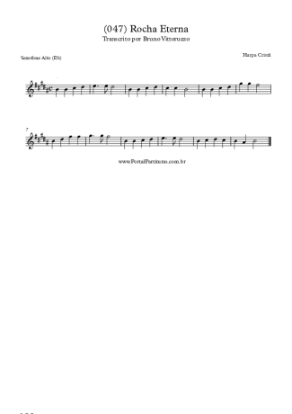 Harpa Cristã  score for Alto Saxophone