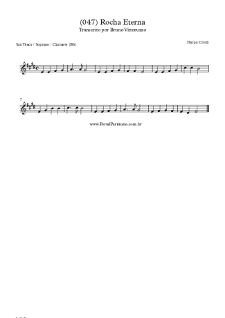 Harpa Cristã  score for Tenor Saxophone Soprano (Bb)