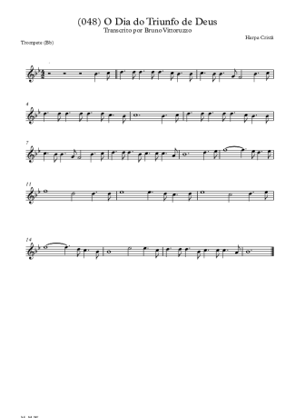 Harpa Cristã (048) O Dia Do Triunfo De Deus score for Trumpet