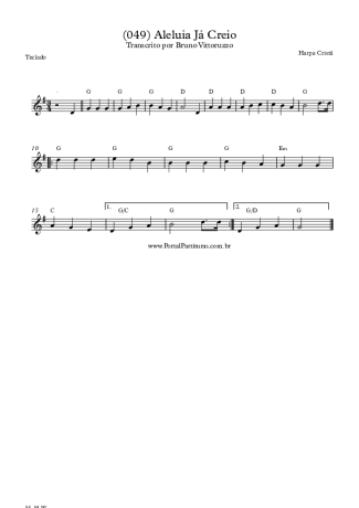 Harpa Cristã  score for Keyboard