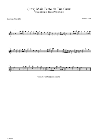 Harpa Cristã  score for Alto Saxophone