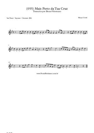 Harpa Cristã  score for Tenor Saxophone Soprano (Bb)