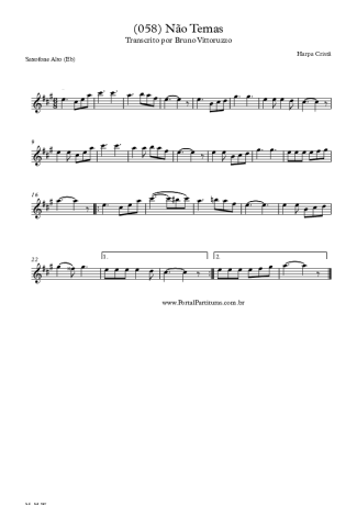 Harpa Cristã  score for Alto Saxophone