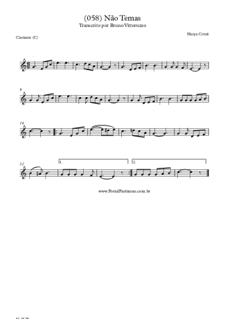 Harpa Cristã  score for Clarinet (C)