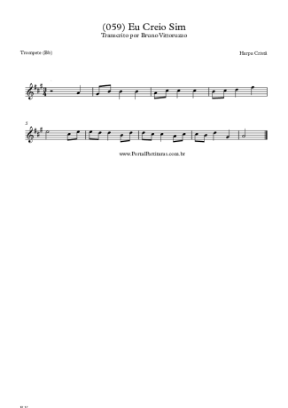 Harpa Cristã  score for Trumpet