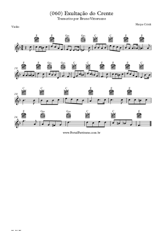 Harpa Cristã  score for Acoustic Guitar