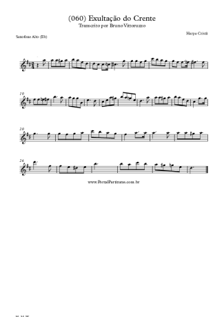 Harpa Cristã  score for Alto Saxophone