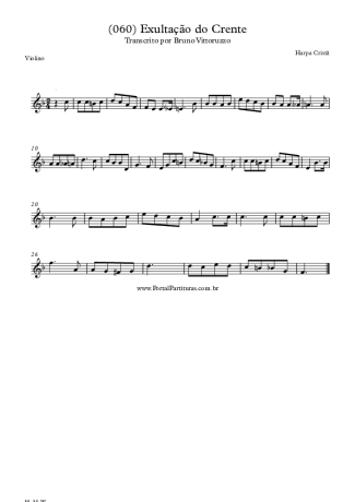 Harpa Cristã  score for Violin