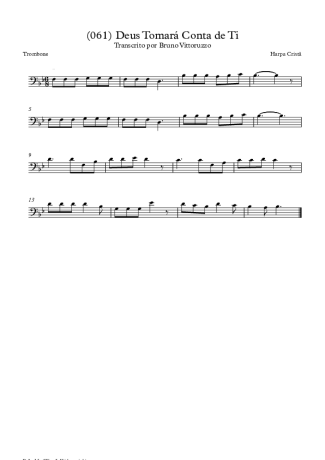 Harpa Cristã  score for Trombone