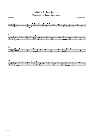 Harpa Cristã  score for Trombone