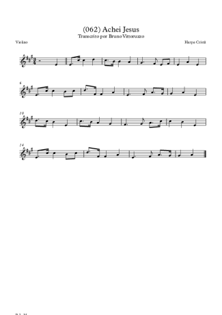 Harpa Cristã  score for Violin