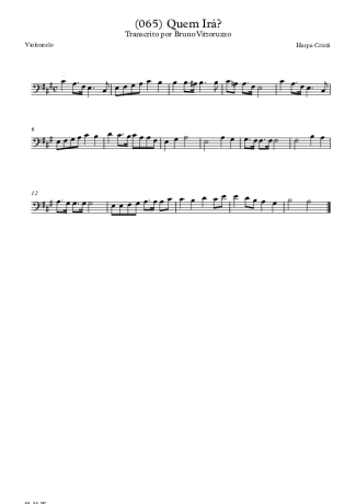 Harpa Cristã  score for Cello