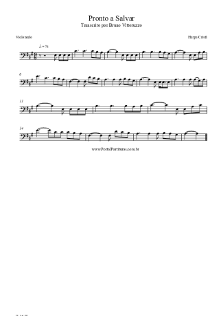 Harpa Cristã (066) Pronto A Salvar score for Cello