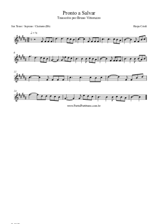 Harpa Cristã  score for Clarinet (Bb)