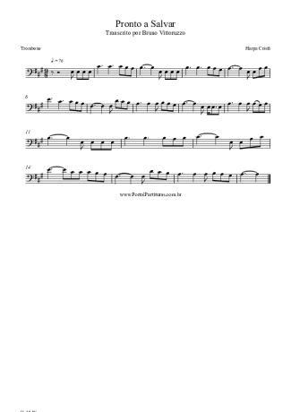 Harpa Cristã  score for Trombone