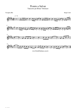 Harpa Cristã (066) Pronto A Salvar score for Trumpet