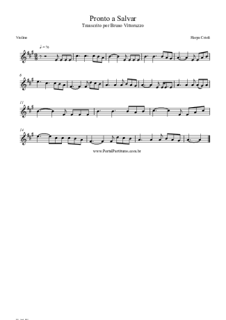 Harpa Cristã  score for Violin