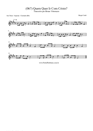 Harpa Cristã  score for Tenor Saxophone Soprano (Bb)