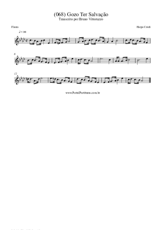 Harpa Cristã  score for Flute