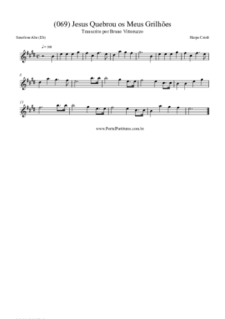 Harpa Cristã  score for Alto Saxophone