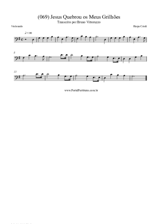 Harpa Cristã  score for Cello