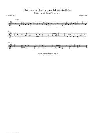 Harpa Cristã  score for Clarinet (C)