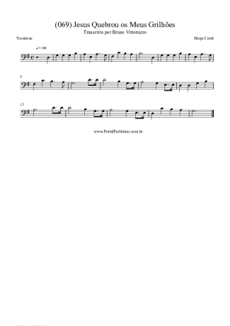 Harpa Cristã (069) Jesus Quebrou Os Meus Grilhões score for Trombone