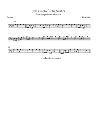 Harpa Cristã  score for Trombone