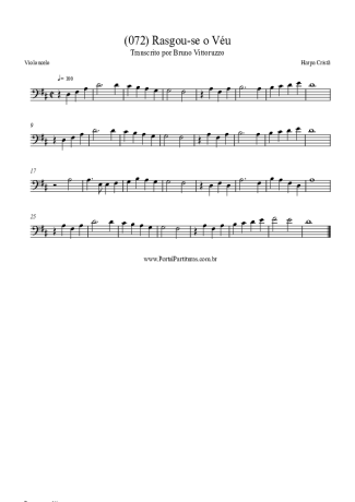 Harpa Cristã  score for Cello