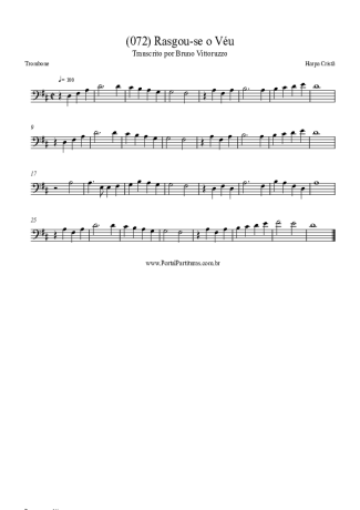 Harpa Cristã  score for Trombone