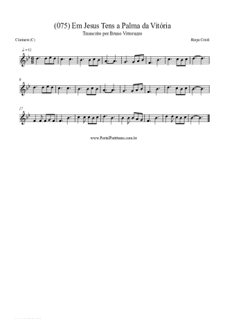 Harpa Cristã  score for Clarinet (C)