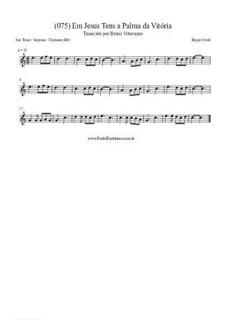 Harpa Cristã  score for Tenor Saxophone Soprano (Bb)