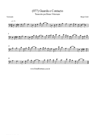 Harpa Cristã  score for Cello