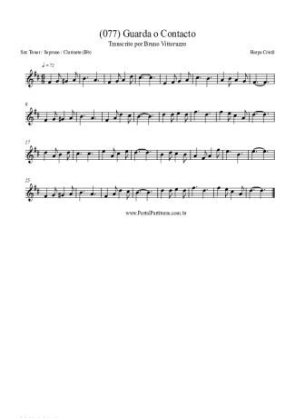 Harpa Cristã  score for Tenor Saxophone Soprano (Bb)