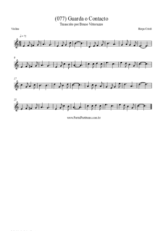 Harpa Cristã  score for Violin