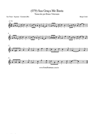 Harpa Cristã  score for Tenor Saxophone Soprano (Bb)