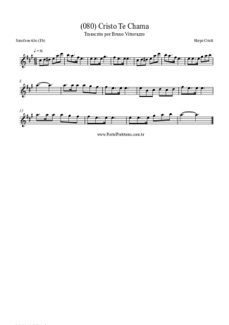 Harpa Cristã  score for Alto Saxophone