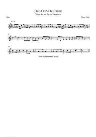 Harpa Cristã (080) Cristo Te Chama score for Harmonica